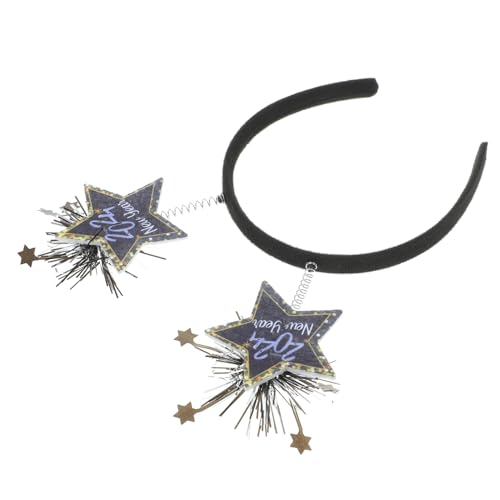 ARTSEWPLY Neujahrs Haarreif Funkelndes Stirnband für Silvesterfeiern Party Zubehör Fotorequisiten Vielseitig Einsetzbar Hautfreundlich und Langlebig von ARTSEWPLY