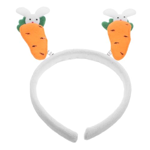 ARTSEWPLY Osterhase Haarreif Mit Karotten Süßes Kaninchen-stirnband Für Junge Mädchen Und Erwachsene Festliches Haaraccessoire Für Ostern Ergänzung Für Kostüme Und Partys von ARTSEWPLY