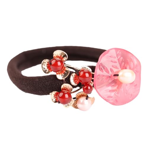 ARTSEWPLY Chinesisches Haarseil Damen Retro Haarband Seil Elastische Haarspange Für Pferdeschwanz Halter Für Dünnes Oder Dickes Haar Für Kleid Hanfu von ARTSEWPLY