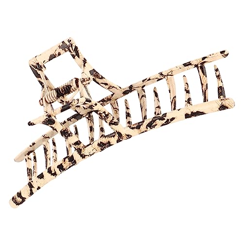 ARTSEWPLY Retro Haarklammern Damen Große Haarspange Aus Kunststoff Vintage Leopard Design Stilvolles Haar Accessoire Für Mutter Tochter Und Freundinnen Für Tägliches Styling von ARTSEWPLY