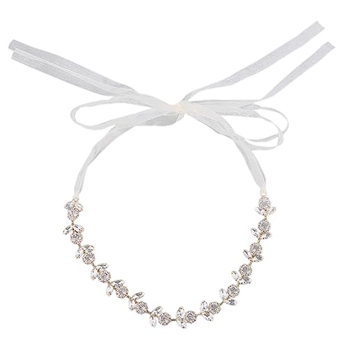 ARTSEWPLY Rhinestone Haarschmuck Hochzeit Stirnband aus Braut Accessoire Leichtes Hautfreundliches Haarband für Damen Festlicher Kopfschmuck für Hochzeiten und Partys von ARTSEWPLY