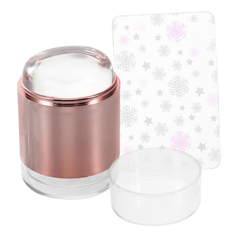 ARTSEWPLY Nagelstempelset Mit Silikon-stempel Und Schaber Transparente Doppelseitige Nagelstempelschablonen Für Kreative Nail Art Designs Roségold Für Maniküre Und Nail Art Anwendungen ARTSEWPLY Nagelstempelset Mit Silikon-stempel Und Schaber Transparente Doppelseitige Nagelstempelschablonen Für Kreative Nail Art Designs Roségold Für Maniküre Und Nail Art Anwendungen von ARTSEWPLY