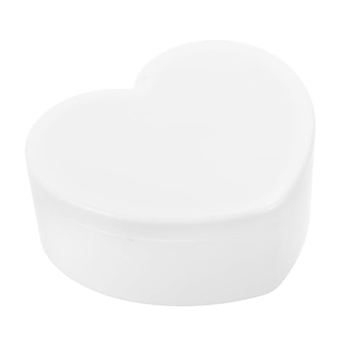 ARTSEWPLY Schmuckschachtel in Herzform Mit Doppelschicht-organizer Aufbewahrungsbox Für Schmuck Armbänder Und Ringe Spiegel Für Junge Mädchen Und Reisen von ARTSEWPLY