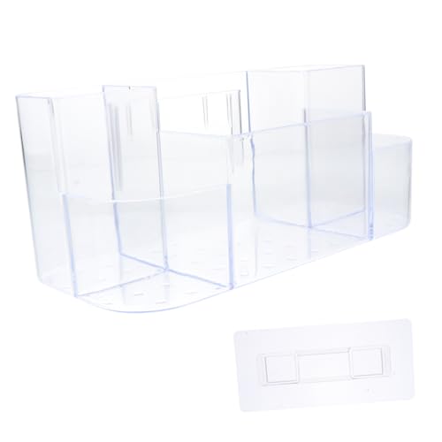 ARTSEWPLY Selbstklebende Make-up-box Wandmontierter Kulturbeutel Stanzfreie Kosmetikbox Kultur-organizer Badezimmer-aufbewahrungsbox Langlebiges Und Geruchsneutrales Material Schlichtes Desi von ARTSEWPLY
