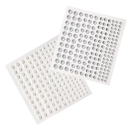 ARTSEWPLY Self Adhesive Rhinestone und Perlen Sticker Flache Rückseite Selbstklebend für Gesicht Nail Art DIY Make up und Festival Vielseitig Dekorativ und Einfach Anzubringen von ARTSEWPLY
