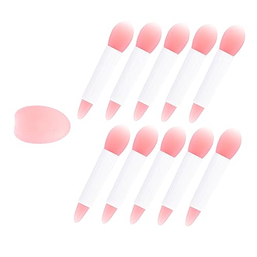 ARTSEWPLY Silikon Lippenpinsel Teilig Wiederverwendbarer Lip Balm mit Staubschutz Weiche Köpfe für Präzises Lippen Make Up Tragbar für Tägliche und Professionelle Anwendung von ARTSEWPLY