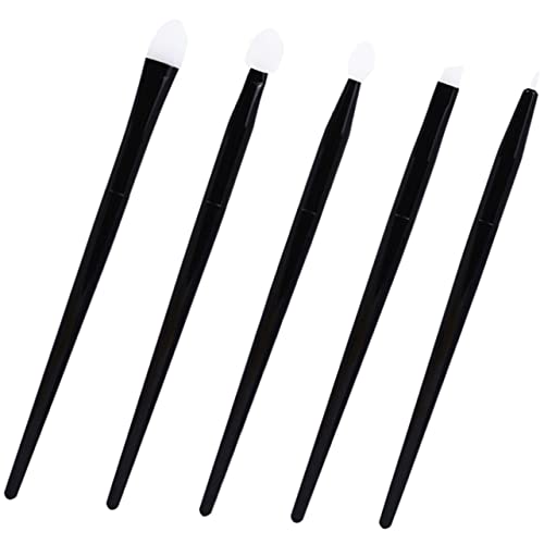 ARTSEWPLY Silikon Make Up Pinsel Teilig Wiederverwendbar Langlebig Lippenstift Lidschatten Augenbrauen und Eyeliner Pinsel Kompakt Leicht zu Reinigen für Profi Reise und Alltag von ARTSEWPLY