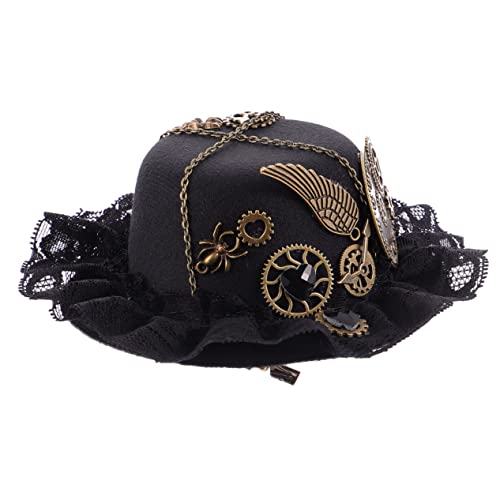 ARTSEWPLY Steampunk Hut Haarspange Retro Kopfbedeckung Kunststoff Leicht Party Damen Accessoire Modisch von ARTSEWPLY