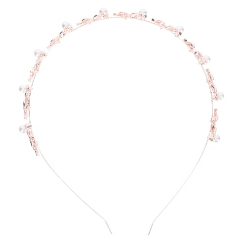 ARTSEWPLY Stirnband Damen Perlen Haarreif aus Legierung Design Modisches Haar Accessoire Komfortabel und Dekorativ für Mädchen Frisur Verschönerung von ARTSEWPLY