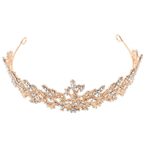 ARTSEWPLY Strass Kronen Haarschmuck Brautkrone Hochzeit Tiara mit Barock Design und Funkelnden Kristallsteinen Stabiler Sitz für Frauen bei Party Bühnenauftritt und Festlichen Anlässen von ARTSEWPLY