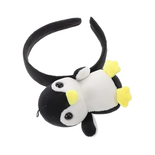 ARTSEWPLY Pinguin-stirnband Aus Plüsch Lustiges Cartoon-tierkopfbedeckung Für Halloween-kostüm Party-accessoire Bequeme Kopfbedeckung Für Erwachsene von ARTSEWPLY