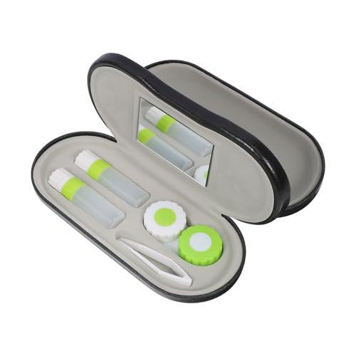 ARTSEWPLY Tragbares Brillenetui Hardcase Linsenbehälter aus Langlebigem Material rutschfest und Verschleißfest Geeignet für Sonnenbrillen Kontaktlinsen und Sportbrillen Design für Damen und von ARTSEWPLY