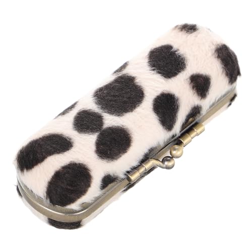 ARTSEWPLY Tragbares Lippenstift etui mit Integriertem Spiegel Kratzfestes Samtfutter Vintage Eisenklammer Kompakte Make up Aufbewahrungsbox für Damen für Handtasche und Reisen von ARTSEWPLY