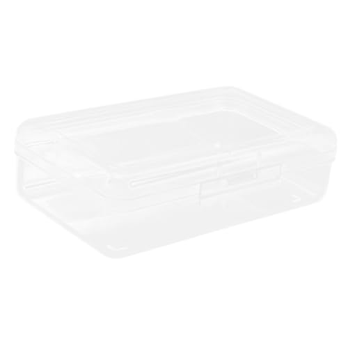 ARTSEWPLY Transparente Kunststoff Stiftebox Große Kapazität mit Deckel Sicherer Stifte Organizer für Schreibtisch und Rucksack Vielseitige Aufbewahrung für Stifte Marker und Textmarker von ARTSEWPLY