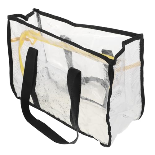 ARTSEWPLY Transparente Reise Strandtasche PVC Großes Fassungsvermögen Tragbare Badetasche für Damen für Strand und Reisen von ARTSEWPLY