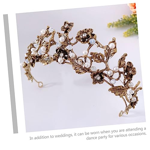 ARTSEWPLY Vintage Barock Kristallkrone Haarschmuck mit Perlen Brautschmuck Leichtes Party Accessoire für Hochzeit Mädchen und Damen Komfortabel und Formstabil ARTSEWPLY Vintage Barock Kristallkrone Haarschmuck mit Perlen Brautschmuck Leichtes Party Accessoire für Hochzeit Mädchen und Damen Komfortabel und Formstabil von ARTSEWPLY