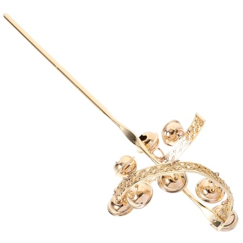 ARTSEWPLY Vintage Haarnadel für Frauen Handgefertigter Haarstab mit Glocke Leichter Stabiler Haarschmuck für Dutt und Dickes Haar Vielseitig für Alltag Party Hochzeit und Retro Look von ARTSEWPLY