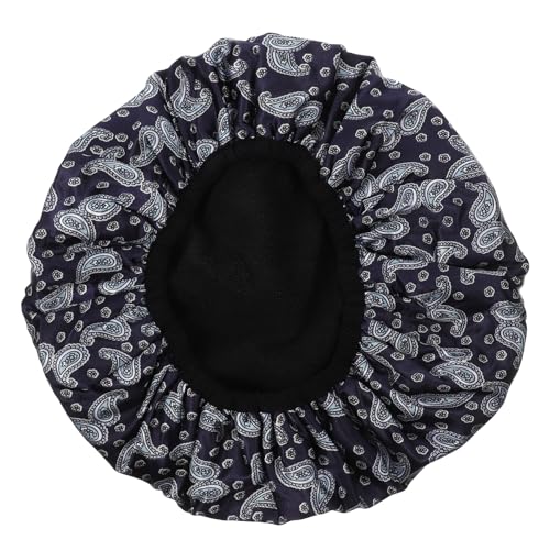 ARTSEWPLY Wasserdichte Dreilagige Haartrocknungskappe mit Großem Volumen Saugfähige Badekappe für Damen und Herren Mehrfach Verwendbare Duschhaube Geeignet für Haarpflege und von ARTSEWPLY