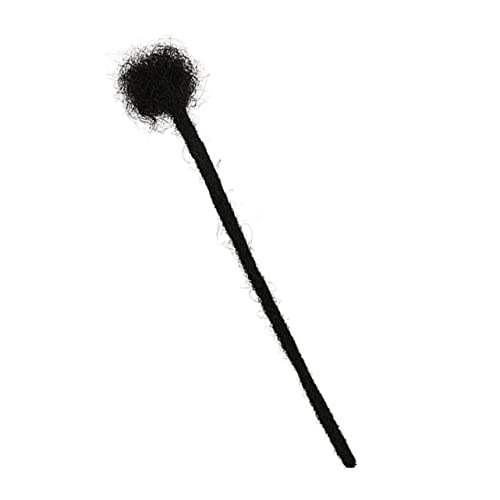 ARTSEWPLY echte Dreadlocks goldene Haarmanschetten Perlen für Haare Zöpfe Flechten dreadlock extensions Dreadlock-Verlängerung perücken Männer Dreadlocks Dread Locs Haare echtes Haar Black von ARTSEWPLY