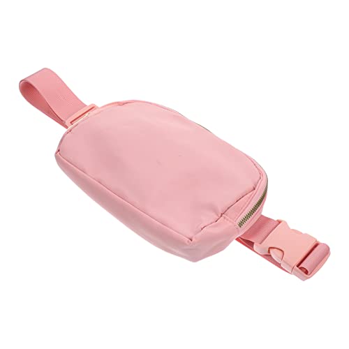 ARTSEWPLY laufende Bauchtasche Sport für klein Taille Fitnessstudio Die Auslaufbeutel modische Bauchtasche Damen Hüfttasche laufende Hüfttasche Stoff Rosa von ARTSEWPLY