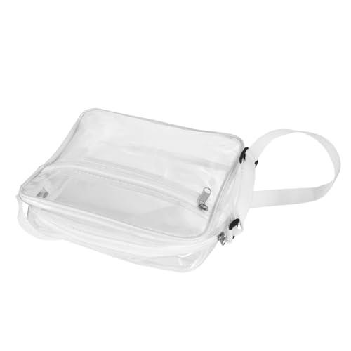 ARTSEWPLY Reise Kosmetiktasche Transparent Zipper Organizer Für Frauen Leichte Aufbewahrungstasche Für Make-up Und Toilettenartikel Für Reisen Und Camping Material Transparent von ARTSEWPLY