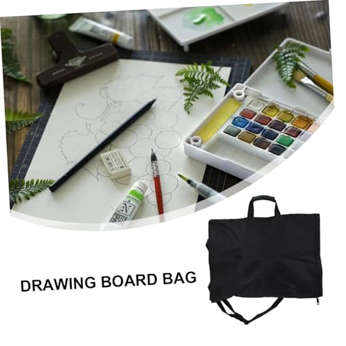 ARTSEWPLY wasserdichte Zeichenbrett Tasche mit Tragegriff Multifunktionaler Rucksack für Malutensilien Große Aufbewahrung für Zeichenplatten und Skizzenpapiere Schwarze Schutzmappe für von ARTSEWPLY