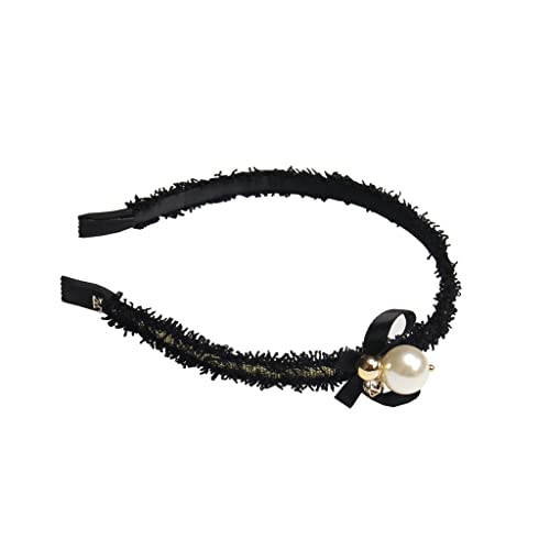 Dünne Kante Stirnband Haarspange Presse Haar Stirnband Damen Retro Pelziges Temperament Haarschmuck von ARTSIM