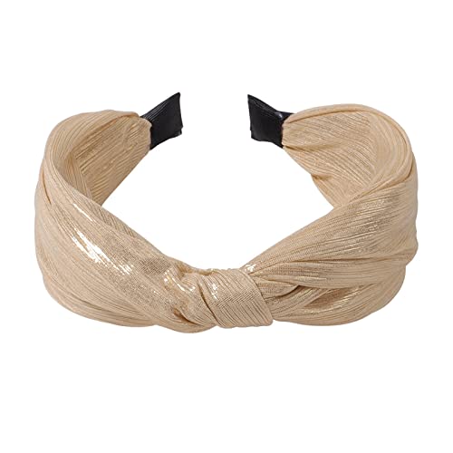 Geknotete Stirnbänder for Frauen Stickerei Top Knoten Stirnband Knoten Stirnband Breite Stirnbänder for Frauen Haarband Twist Knoten Haarwickel Mode Haarschmuck Haarspangen Haarspangen Frauen von ARTSIM