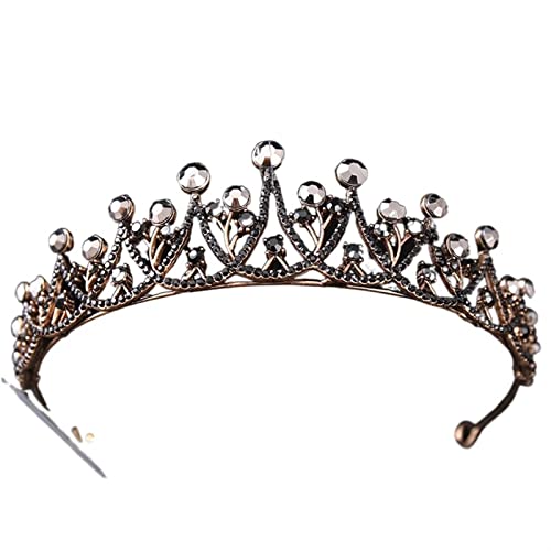 Haarband Vintage Kristall Strass Diademe und Kronen Diademe Stirnbänder for Frauen Braut Hochzeit Haarschmuck Schmuck Band (Color : Onecolor, Size : 28) von ARTSIM