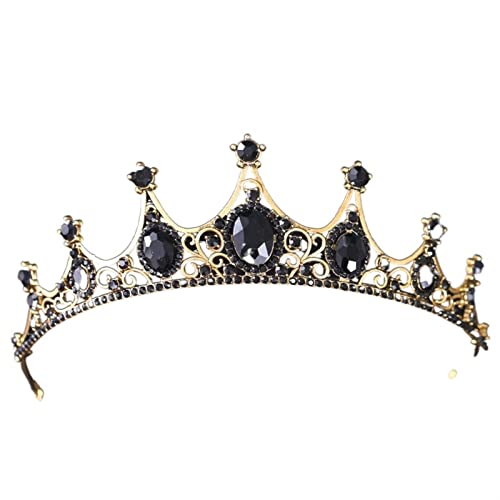 Haarband Vintage Kristall Strass Diademe und Kronen Diademe Stirnbänder for Frauen Braut Hochzeit Haarschmuck Schmuck Band (Color : Onecolor, Size : 34) von ARTSIM