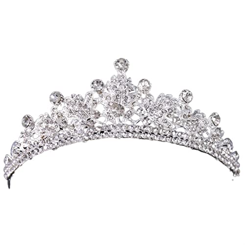 Haarband Vintage Kristall Strass Diademe und Kronen Diademe Stirnbänder for Frauen Braut Hochzeit Haarschmuck Schmuck Band (Color : Onecolor, Size : 35) von ARTSIM