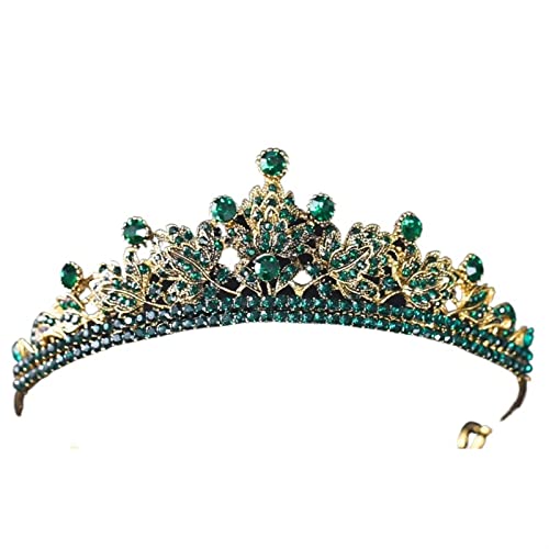 Haarband Vintage Kristall Strass Diademe und Kronen Diademe Stirnbänder for Frauen Braut Hochzeit Haarschmuck Schmuck Band (Color : Onecolor, Size : Z) von ARTSIM