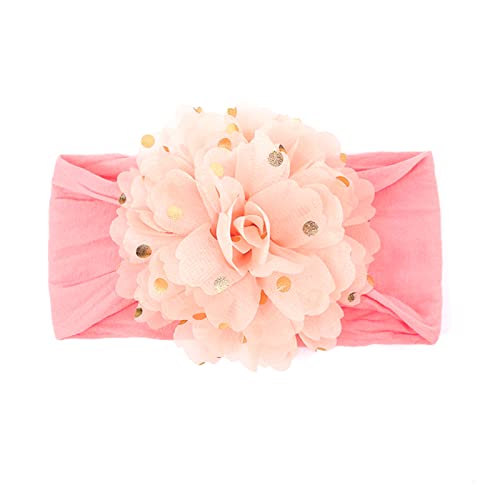 Kleinkind Jungen Mädchen Stretch Blumen Blumen Haarband Kopfbedeckung 3 Jahre Strampler und Stirnband Turban (Color : D, Size : One Size) von ARTSIM