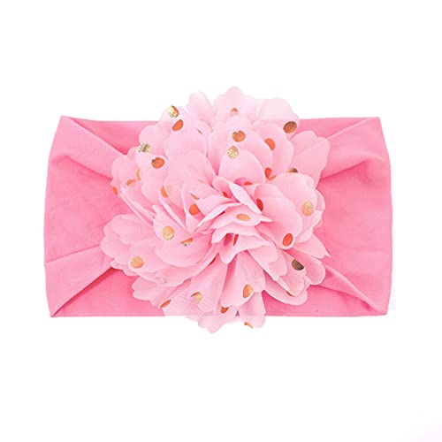 Kleinkind Jungen Mädchen Stretch Blumen Blumen Haarband Kopfbedeckung 3 Jahre Strampler und Stirnband Turban (Color : N, Size : One Size) von ARTSIM