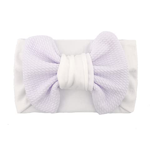 Kleinkind Kleinkind Jungen Mädchen Stretch Blumen Schleife Haarband Kopfbedeckung 3 Jahre Lavendel Stirnband for Mädchen Turban (Color : B, Size : One Size) von ARTSIM