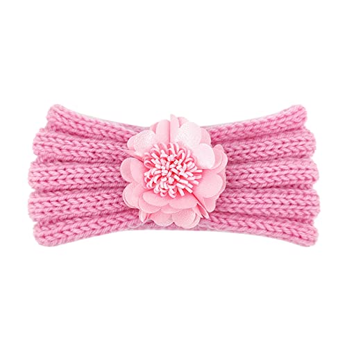 Kleinkind Stretch Solid gestricktes Stirnband Kopfbedeckung Floral Mädchen Jungen Glitzer Stirnband for Turban (Color : H, Size : One Size) von ARTSIM