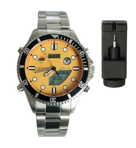 ARTSTATE AS3276A Funk Quarz Herren Uhr Analog-Digital mit Edelstahl Armband ARTSTATE AS3276A Funk Quarz Herren Uhr Analog-Digital mit Edelstahl Armband von ARTSTATE