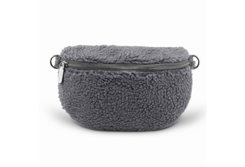 ARTVALL Umhängetasche Teddy Handtasche Crossbody Bag (Tasche ohne Riemen, Inkl. Staubschutzbeutel), Hüfttasche Teddy individuelles Design hochwertig Grau von ARTVALL