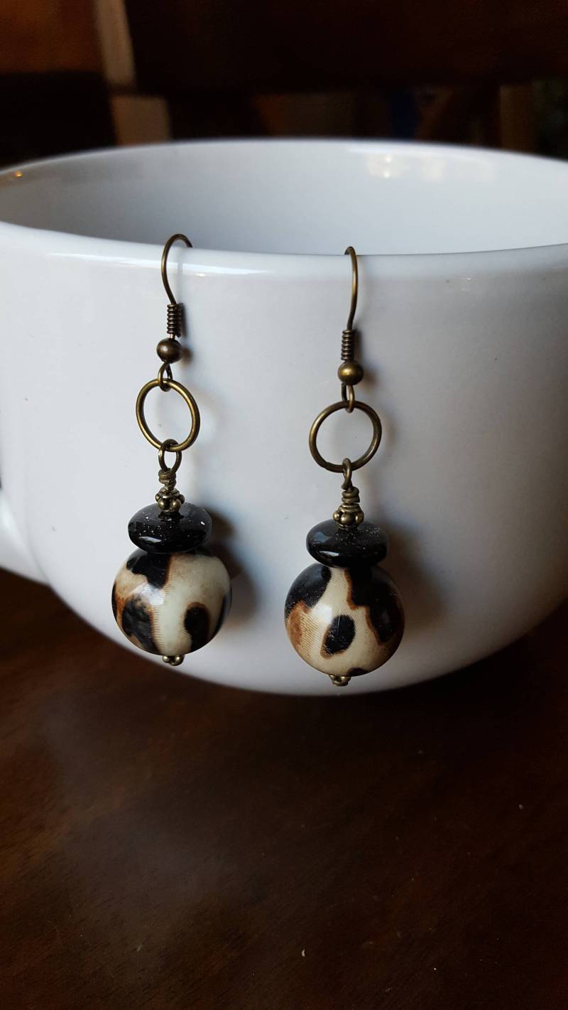 Unendlich Safari Ohrringe/Metall Ohrhaken Unendlich Safari Ohrringe/Metall Ohrhaken von ARTisianCorner