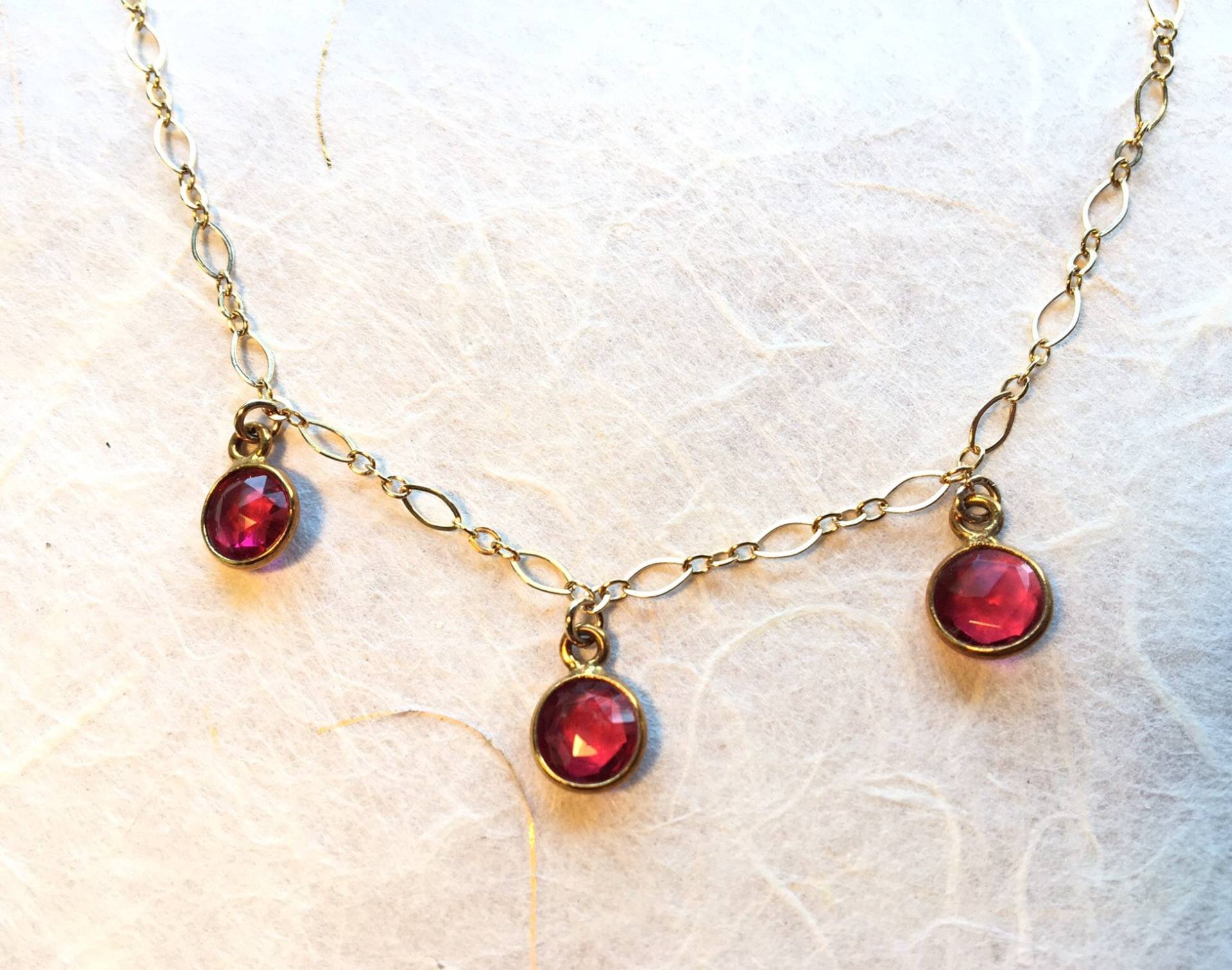 Turmalin Rosa Quarz Vermeil Kette Turmalin Rosa Quarz Vermeil Kette von ARTofDevotionJewelry
