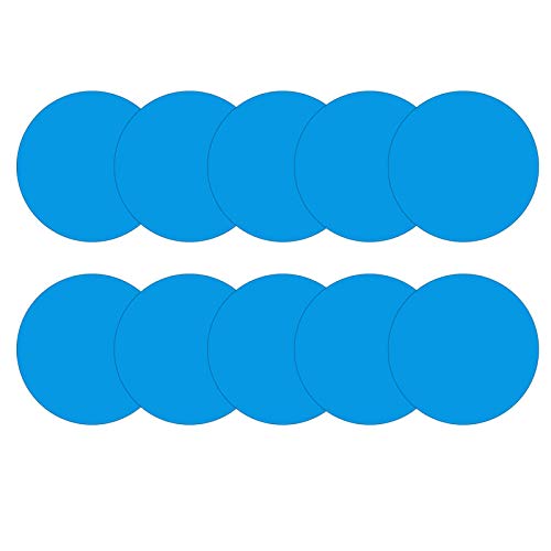 ARVALOLET 10 Pieces Self-Adhesive Repair Patches for Swimming Pool PVC Repair Kit Pool Oatches Inflatable Repair Patches Kit Self-Adhesive Vinyl Heavy Duty Sticker Tape von ARVALOLET