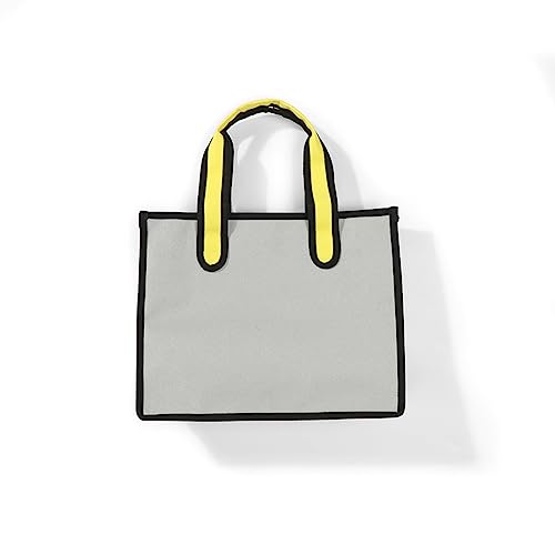 ARVALOLET 3D Cartoon Tote Taschen Große Kapazität Frauen Einfache Leinwand Casual Mode Designer Damen Handtaschen, grau, About 37 * 29 * 12cm/14.56 * 11.41 * 4.72inch ARVALOLET 3D Cartoon Tote Taschen Große Kapazität Frauen Einfache Leinwand Casual Mode Designer Damen Handtaschen, grau, About 37 * 29 * 12cm/14.56 * 11.41 * 4.72inch von ARVALOLET