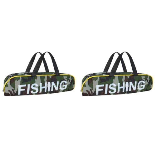 ARVALOLET Angeltasche aus robustem Oxford-Gewebe, große Aufbewahrung for Angelruten, Rollen Zubehör, for Outdoor-Angeln, Herren von ARVALOLET