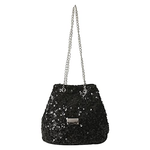 ARVALOLET Damen Clutch Glitzer Abendtasche Umhängetasche, Kettentasche Abendtasche Damen Clutches Schultertasche Brieftaschen for Abschlussball, Party von ARVALOLET