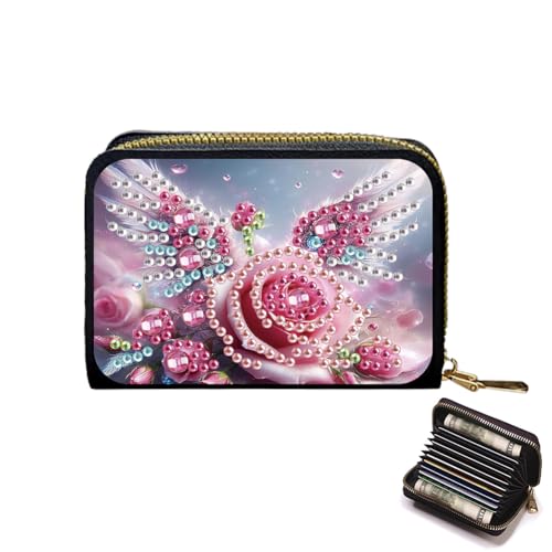 ARVALOLET Damen DIY Diamantenkunst Brieftasche Muster Personalisierte Schmuckstück Tasche for Damen Outdoor von ARVALOLET