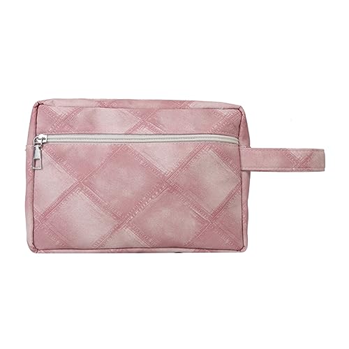 ARVALOLET Damen Kleine Handtasche Diamantgitter Mini-Geldbörse mit Reißverschluss Geld Handytasche Damen Einfache Outdoor-Tasche von ARVALOLET