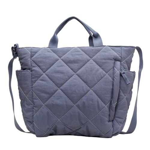 ARVALOLET Damen Winter-Shopper-Tasche, Gesteppt, Leicht, Gepolstert, Großes Fassungsvermögen, Flauschige Umhängetasche, Hobo-Handtasche von ARVALOLET