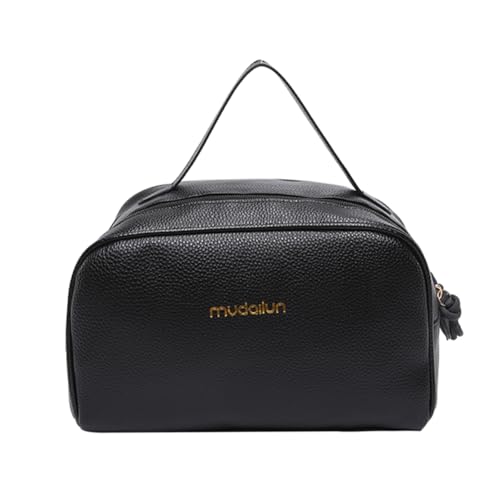ARVALOLET Große Damen Kosmetiktasche, einfacher Kulturbeutel mit Griff, Handtasche for Badezimmer und Reisen von ARVALOLET