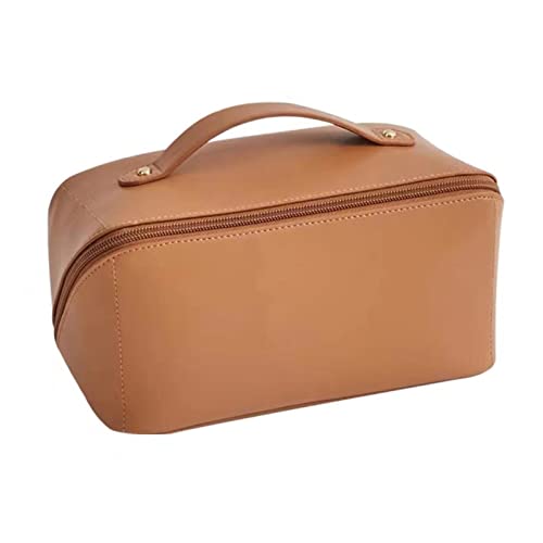 ARVALOLET Hand-Portable Make-up Taschen Durable Kosmetik Kulturartikel Aufbewahrungstasche Vielseitige Organizer Tasche Make-up Teile for Frauen, gelb, modisch von ARVALOLET