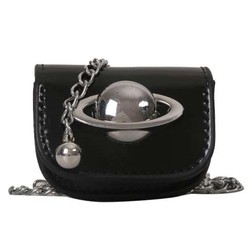 ARVALOLET Lippenstift-Tasche mit Planeten-Druck, Umhängetasche mit Taillengürtel for Damen von ARVALOLET